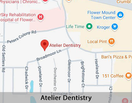 Map image for Wisdom Teeth Extraction in Flower Mound, TX
